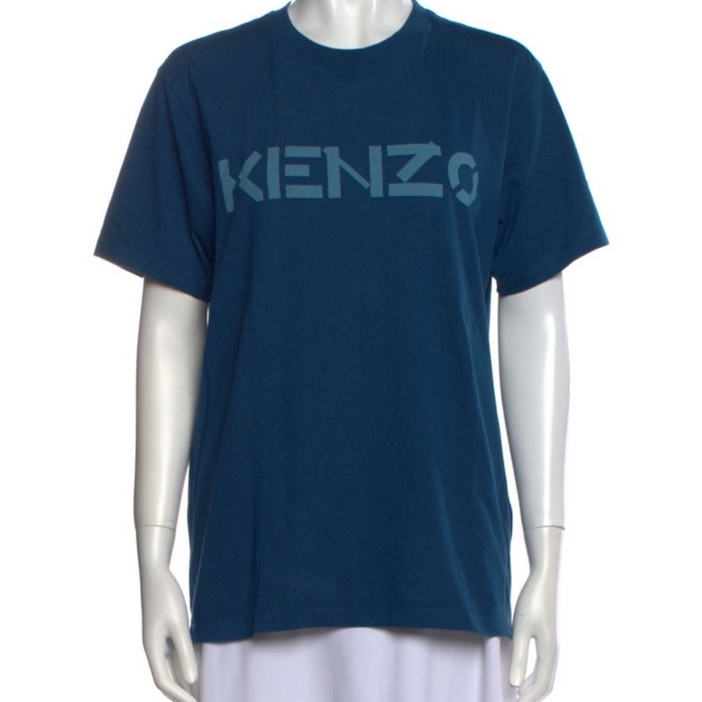 Kenzo Blue Cotton T-Shirt